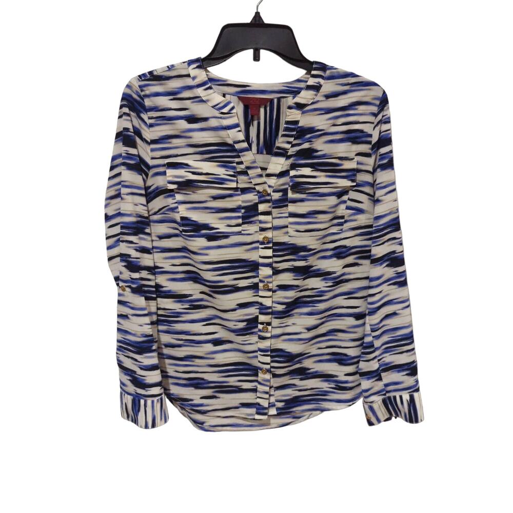 212 Collection Popover Blouse, EUC, M